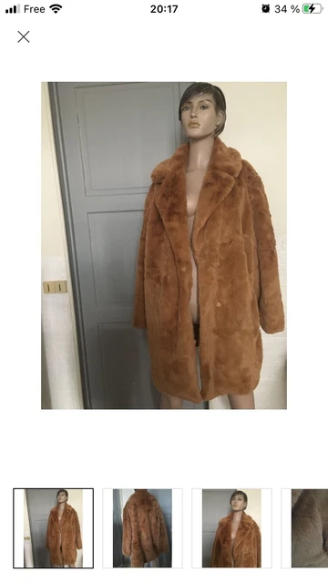 H&m manteau fausse fourrure outlet